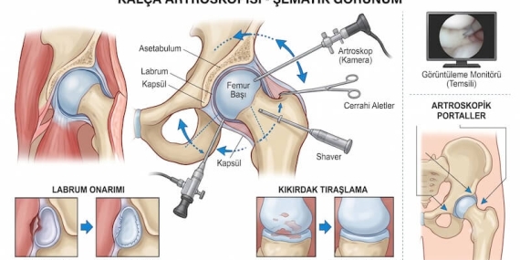 Kalça Artroskopisi (Kapalı Kalça Ameliyatı) Tedavi Süreci ve Avantajları