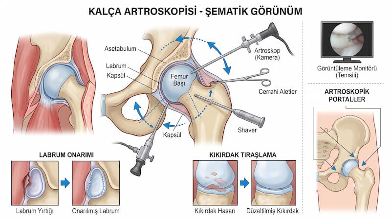Kalça Artroskopisi (Kapalı Kalça Ameliyatı) Tedavi Süreci ve Avantajları